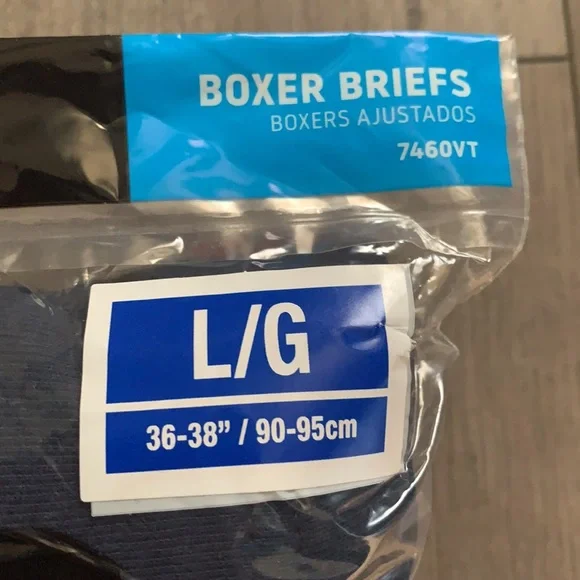 Hanes Men's Boxers pack of 2 tagless boxer briefs size large brand new unopened - Picture 8 of 9